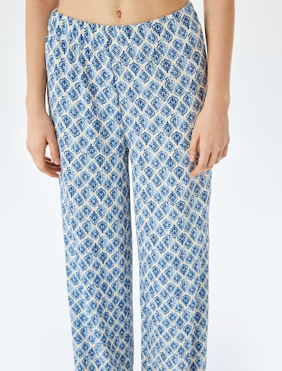 Koton Hose in ecru / blau / hellblau, Produktansicht