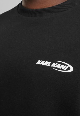 Karl Kani Sweatshirt 'Woven Signature Resist Love Crew' in Zwart