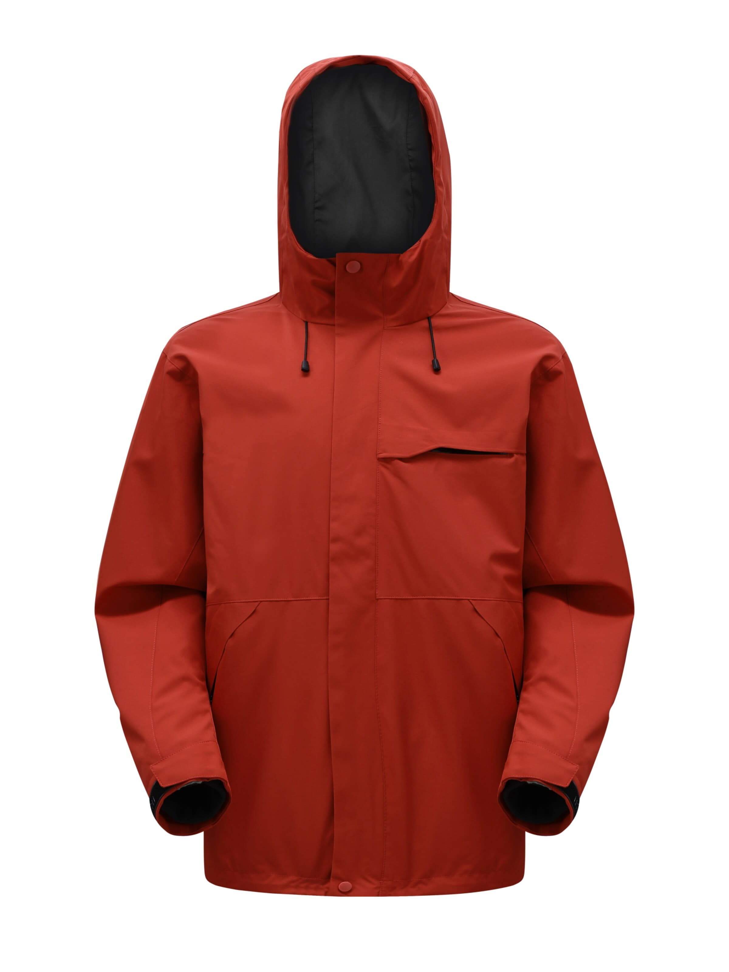 YOUTHUP Outdoor jacket 'Wandrer' in Red: front