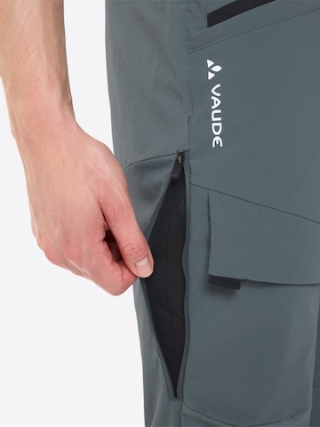VAUDE Regular Outdoor trousers 'Croz III' in Grey