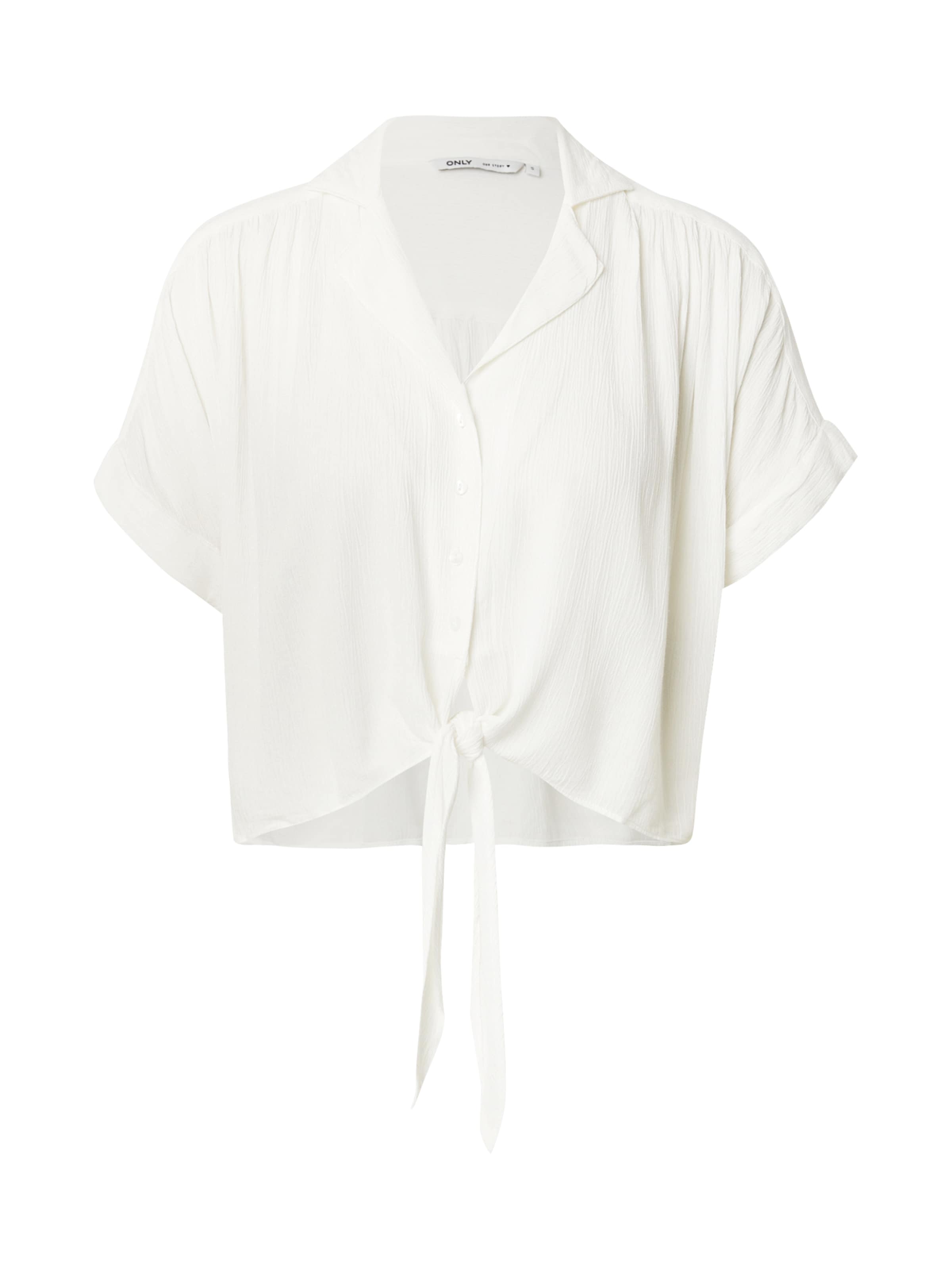 ONLY Блуза 'ONLPaula' в бяло: отпред