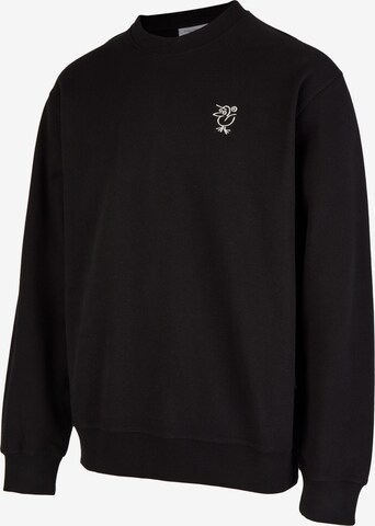 Pullover 'Sketch Gull' di Cleptomanicx in nero