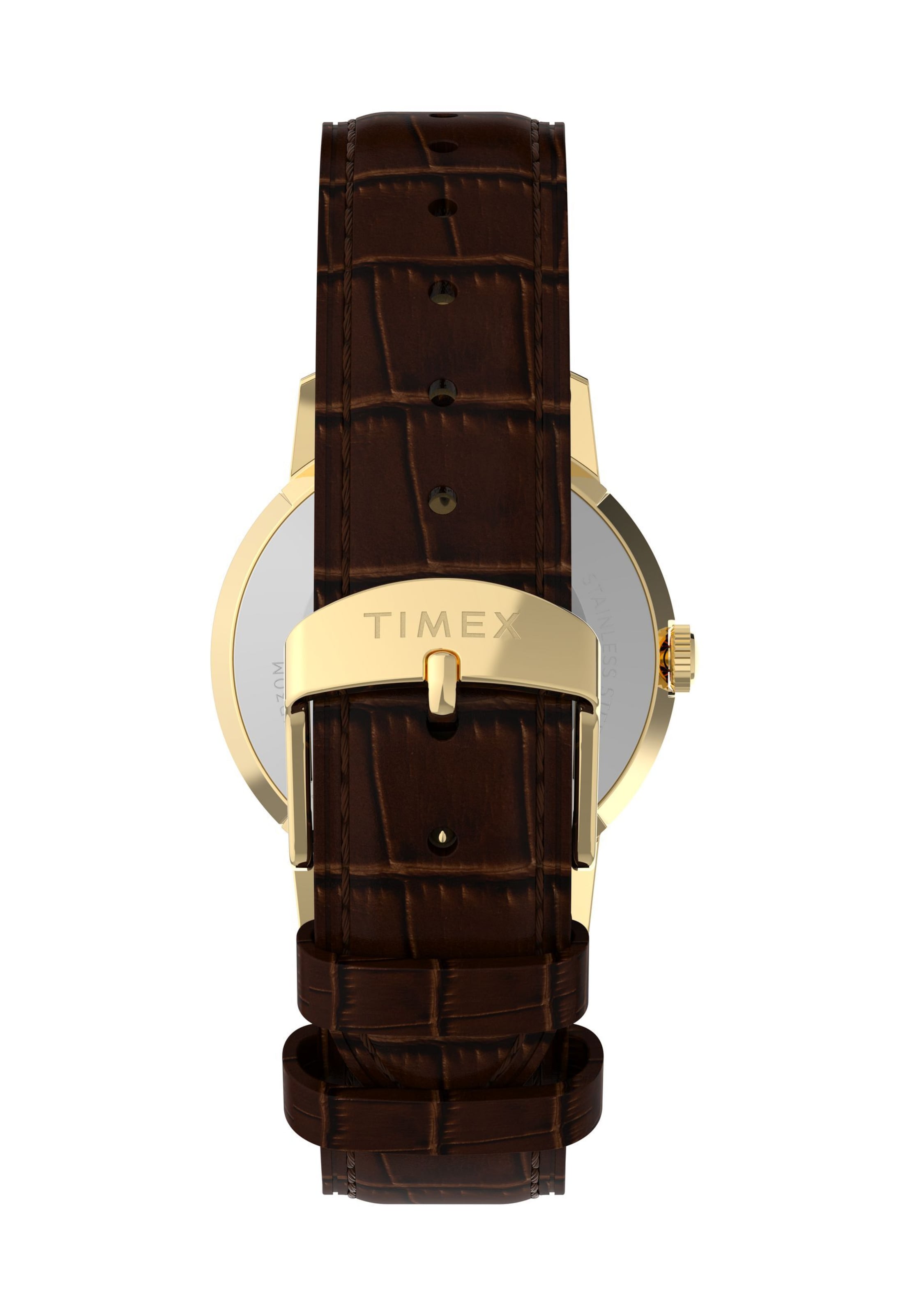 Montre à affichage analogique ' Marlin' TIMEX en marron