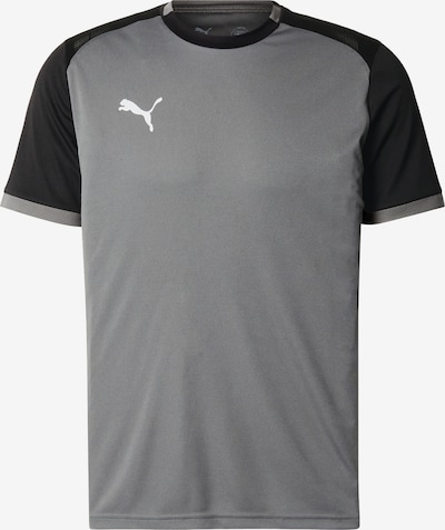 PUMA Toiminnallinen paita 'TeamLIGA26 Matchday' värissä tummanharmaa / musta / valkoinen, Tuotenäkymä