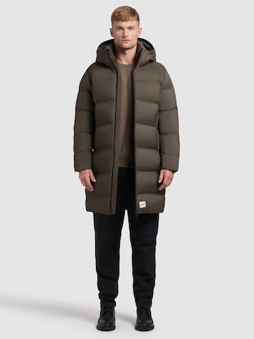khujo Winter Coat 'Caius2' in Brown