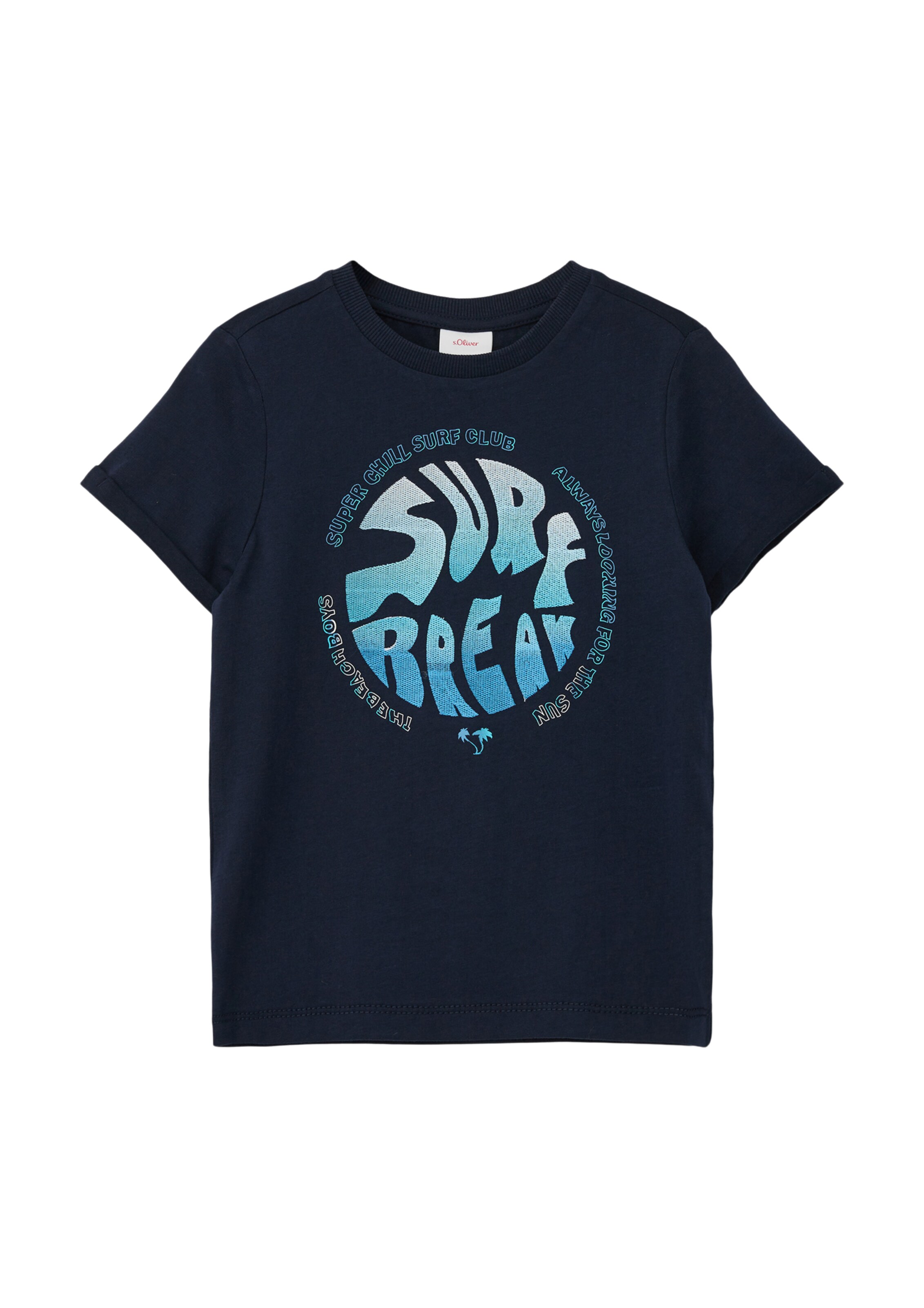 s.Oliver Koszulka w kolorze niebieski: przód