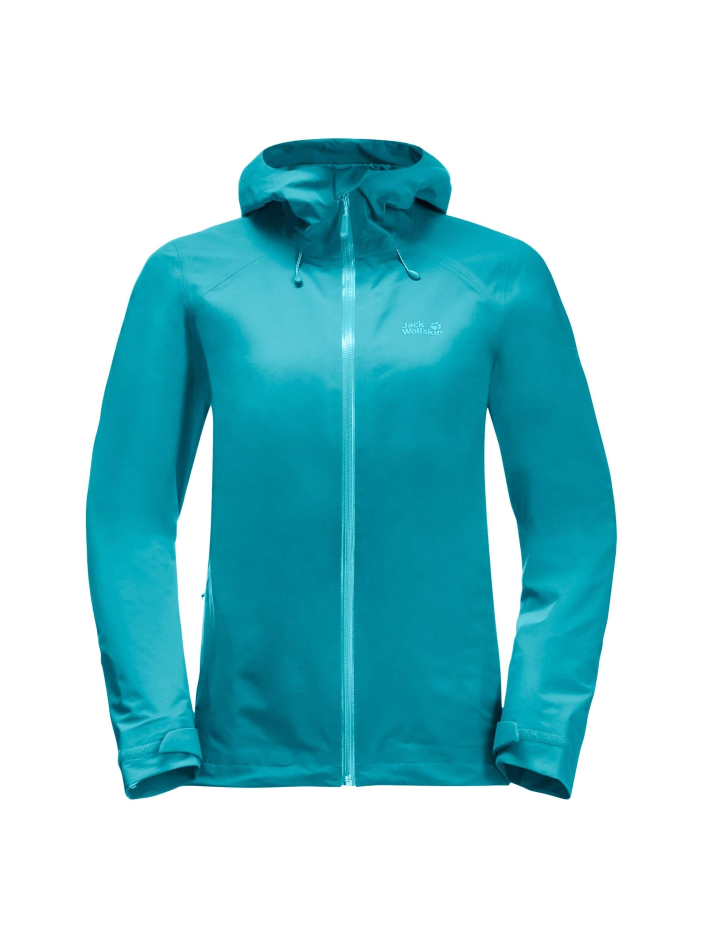 JACK WOLFSKIN Outdoorjacke 'Highest Peak' in Blau: Vorderseite
