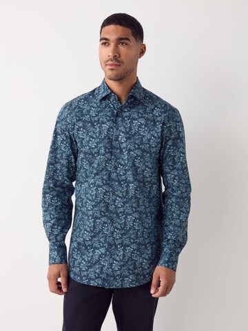 Coupe regular Chemise Next en bleu : devant
