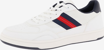 TOM TAILOR Sneakers laag in Wit: voorkant