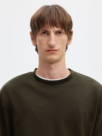 SELECTED - Camiseta 'Oscar' en verde