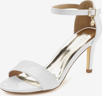 LASCANA Strap Sandals in White: front