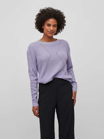 VILA Sweater 'Oa' in Purple: front