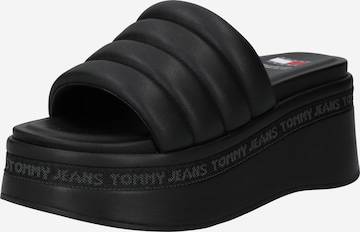 Mule Tommy Jeans en noir : devant