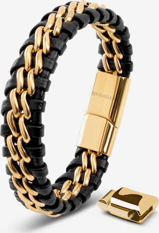 SERASAR Bracelet 'Steel' in Gold: front