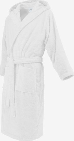 celodoro Long Bathrobe 'Home & Spa Collection' in White: front
