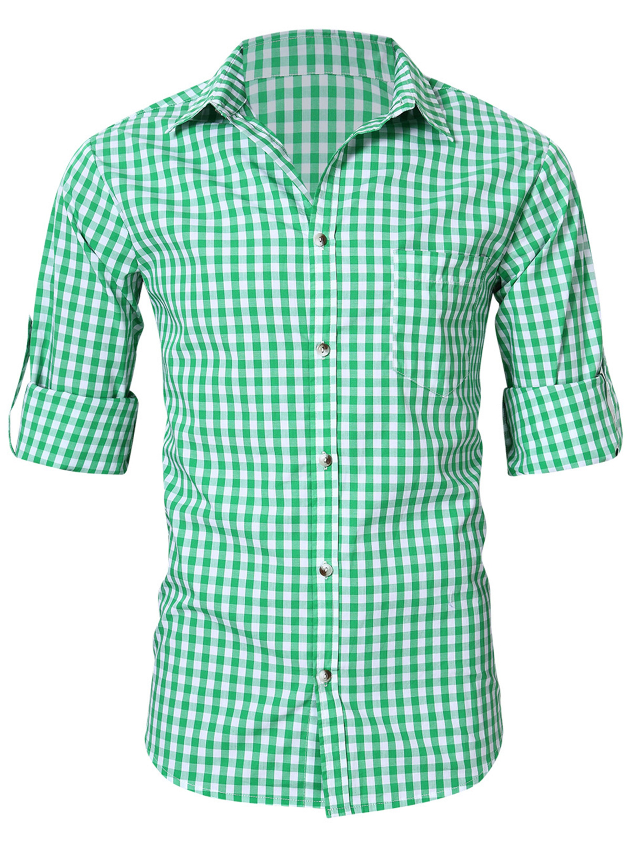 KoJooin Regular Fit Hemd‌‌‌‌‌‌‌ in Grün: Vorderseite