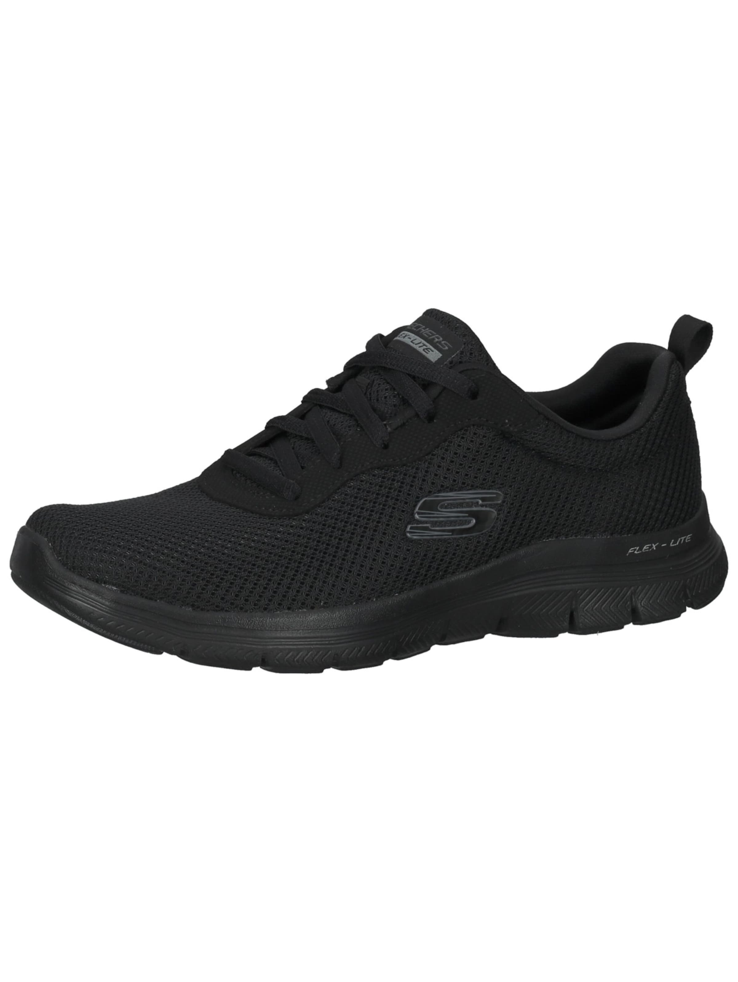 Baskets basses 'Flex Appeal 4.0' SKECHERS en noir : devant