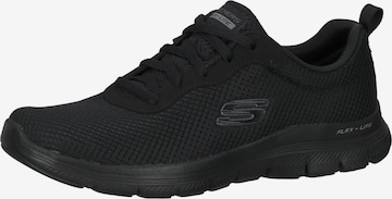 Baskets basses 'Flex Appeal 4.0' SKECHERS en noir : devant