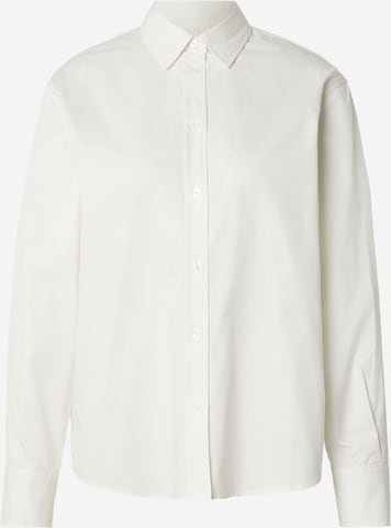 Everly - Blusa en blanco: frente