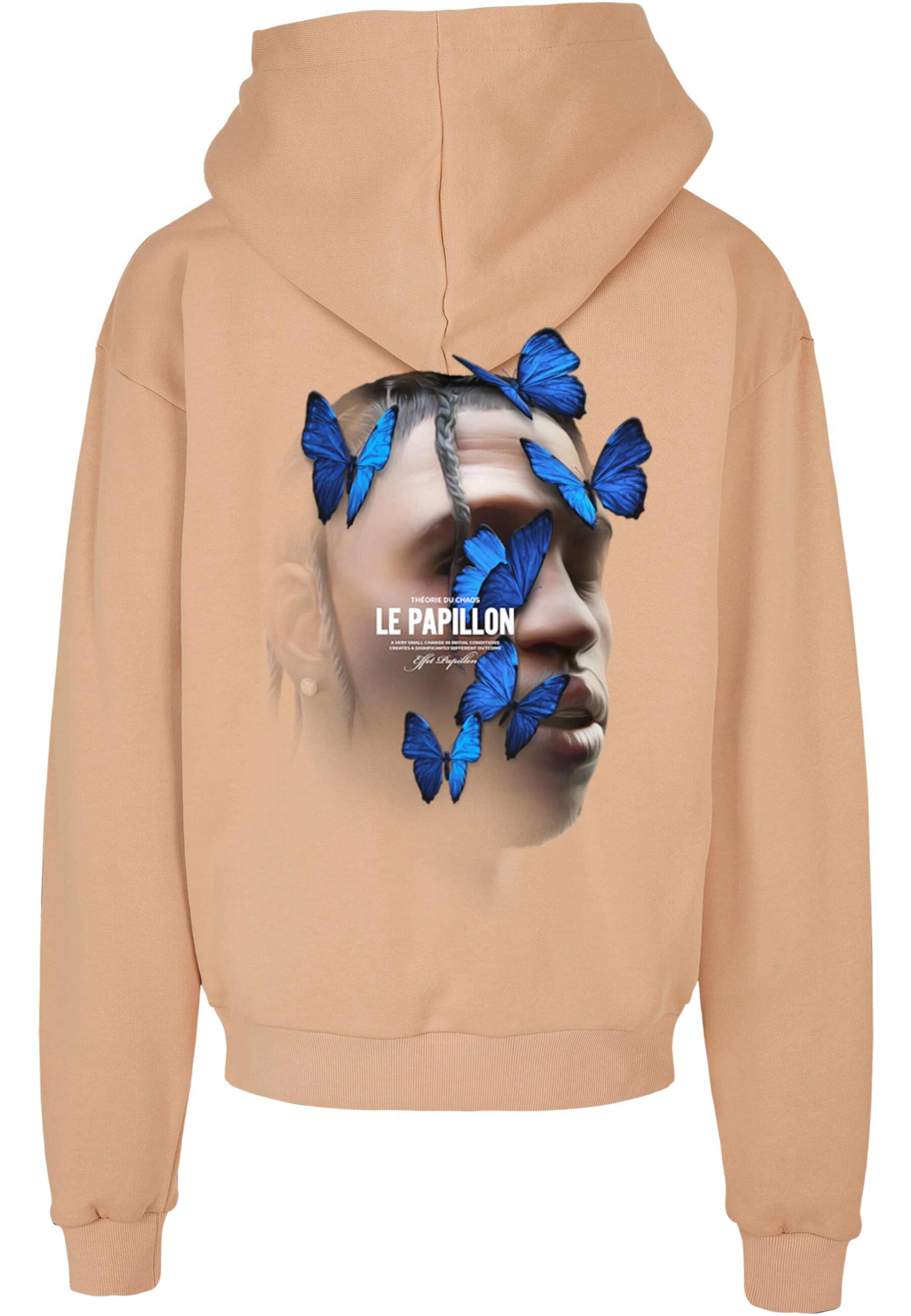 MT UpscaleSweater majica 'Le Papillon' - bež boja