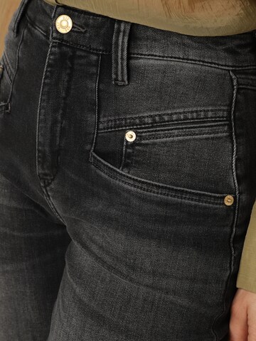 MAC Tapered Jeans 'Rich Carrot' in Grau
