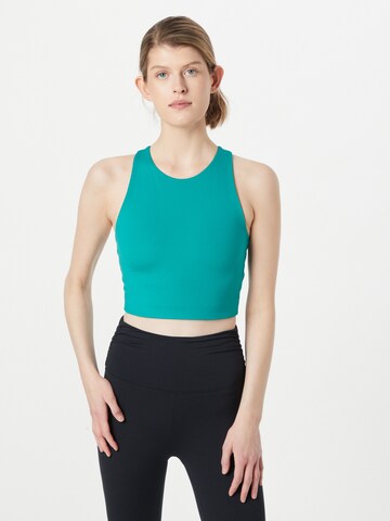 Girlfriend Collective Bralette Sports Bra 'DYLAN' in Green: front