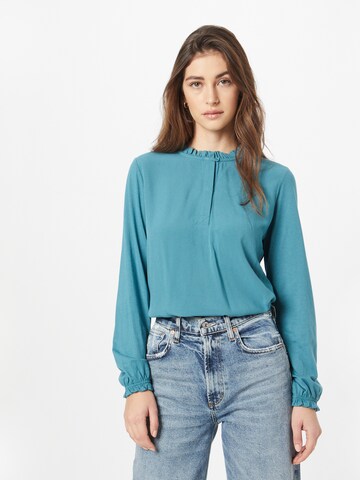 TOM TAILOR Blouse in Blauw: voorkant