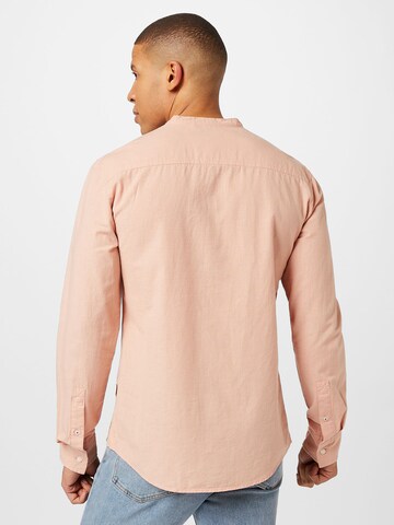 BLEND Slim Fit Hemd 'SEA' in Pink