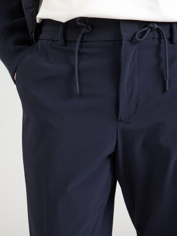 Effilé Pantalon 'P-Perin' BOSS en bleu