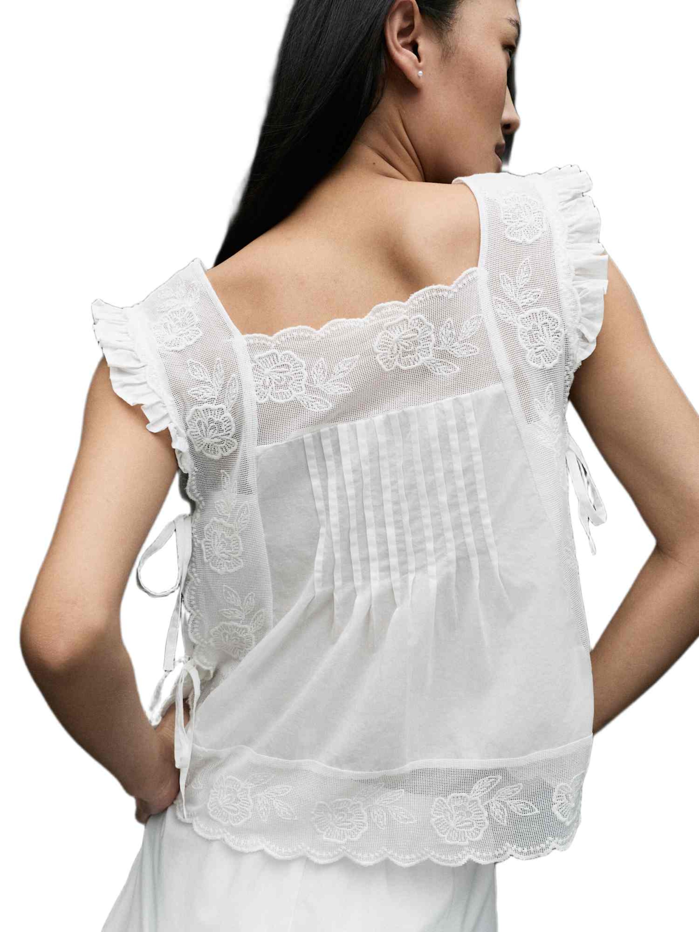 Haut Marks & Spencer en blanc : devant