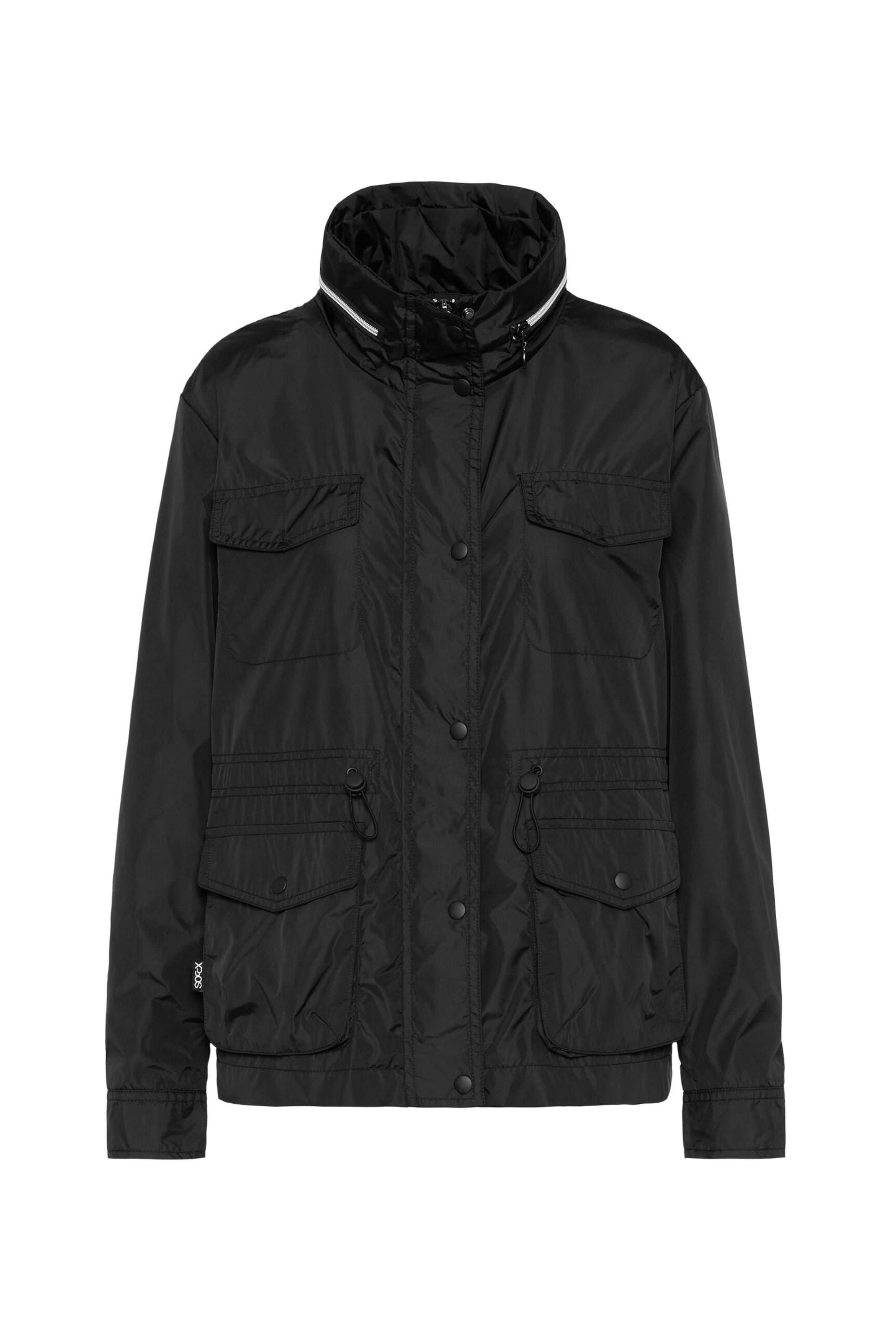 Soccx Between-Season Jacket in Black: front