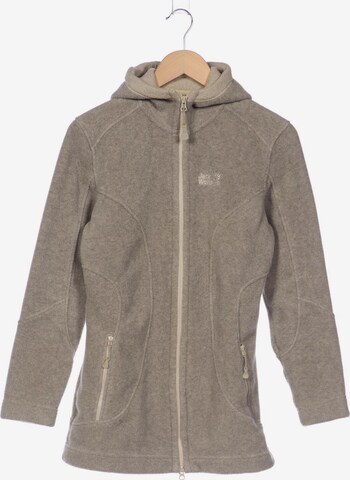 JACK WOLFSKIN Sweatshirt & Zip-Up Hoodie in S in Beige: front