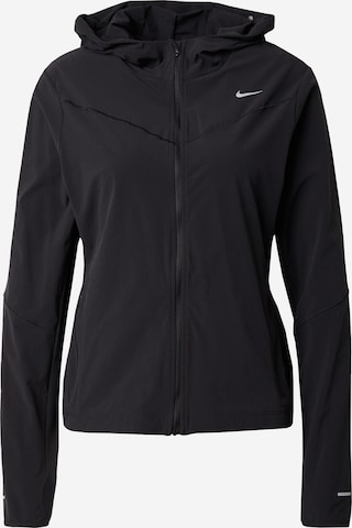 NIKE Sports jacket in Black: front