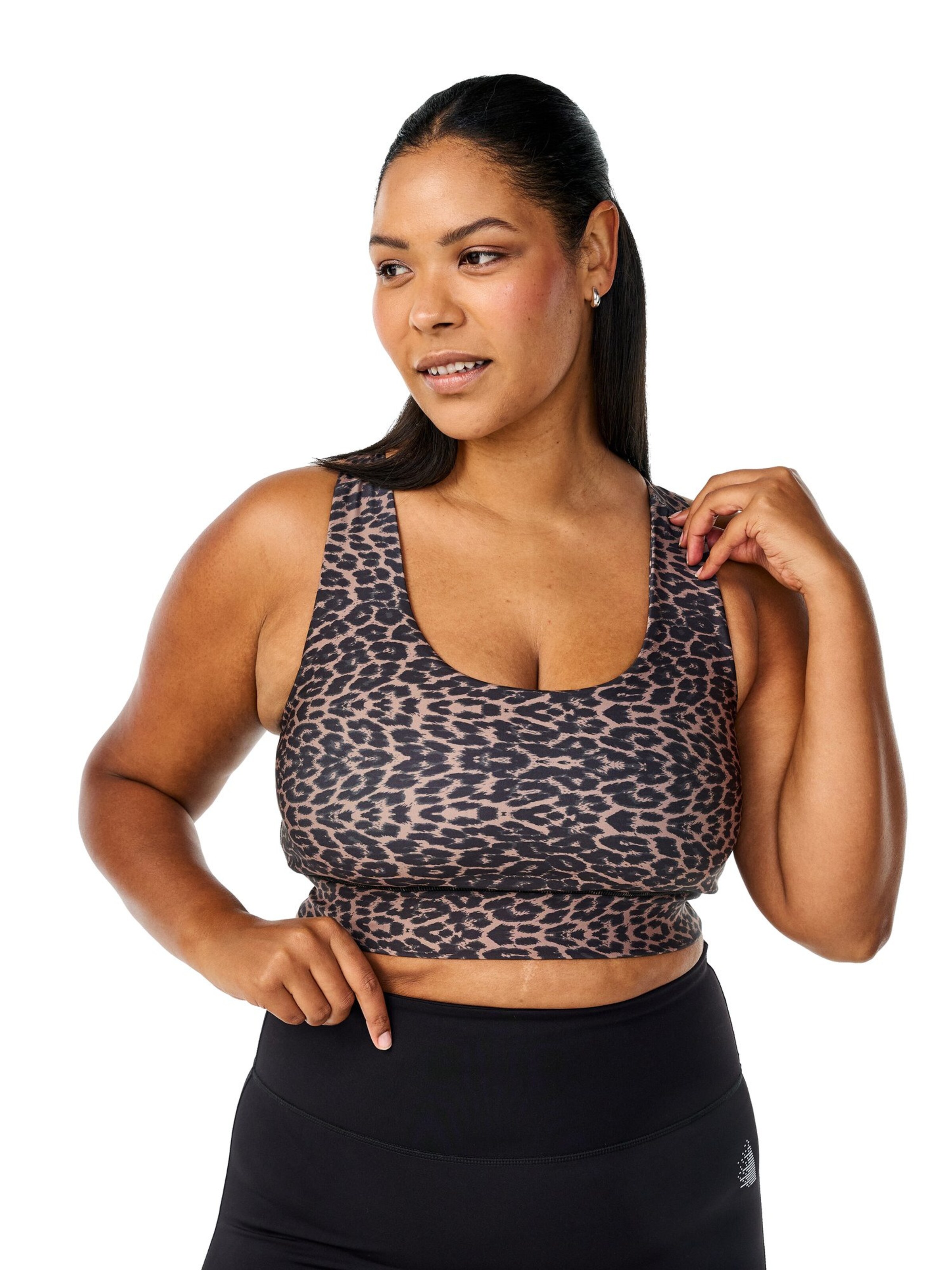 Active by Zizzi Bustier BH 'AJOY' in Braun: Vorderseite