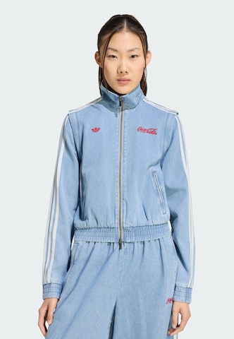 mėlyna ADIDAS ORIGINALS Demisezoninė striukė 'Firebird'