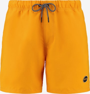 Shorts de bain Shiwi en jaune : devant