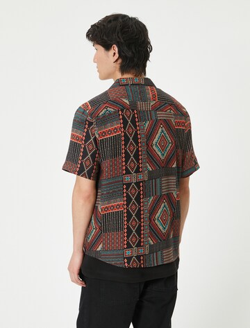 Koton Regular fit Button Up Shirt in Black