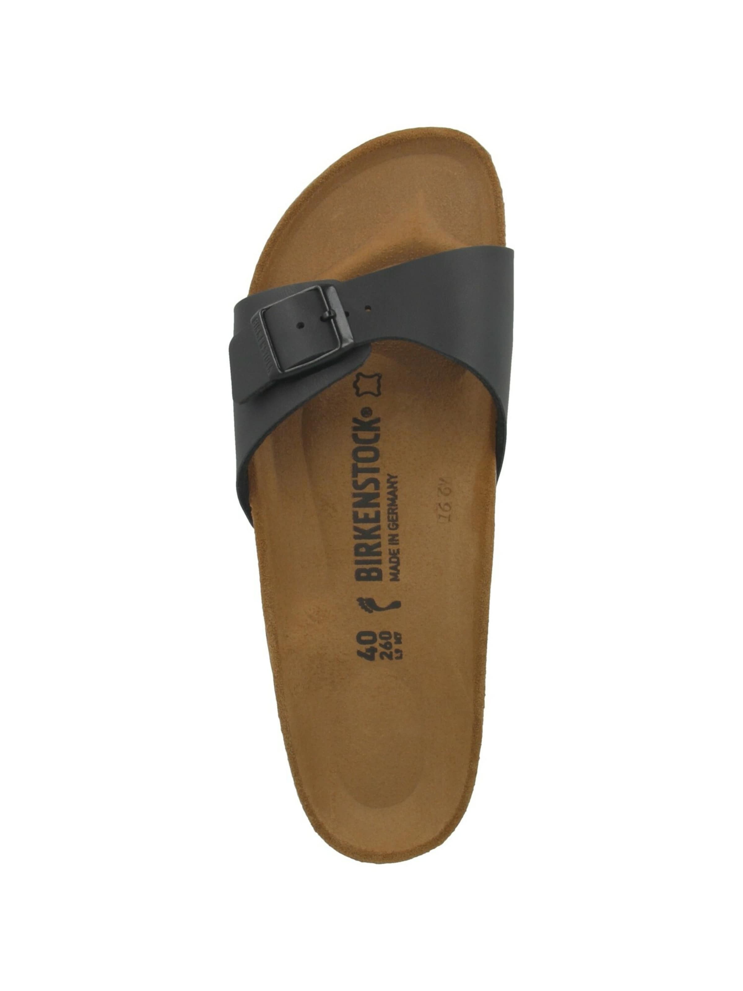 BIRKENSTOCK Teenslipper 'Madrid' in Zwart