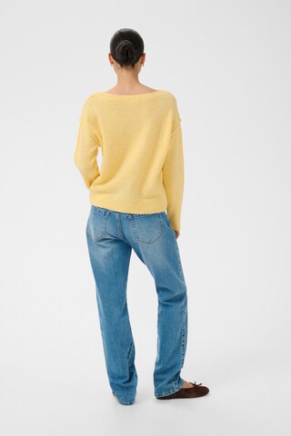 Kaffe - Pullover 'Iris ' em amarelo