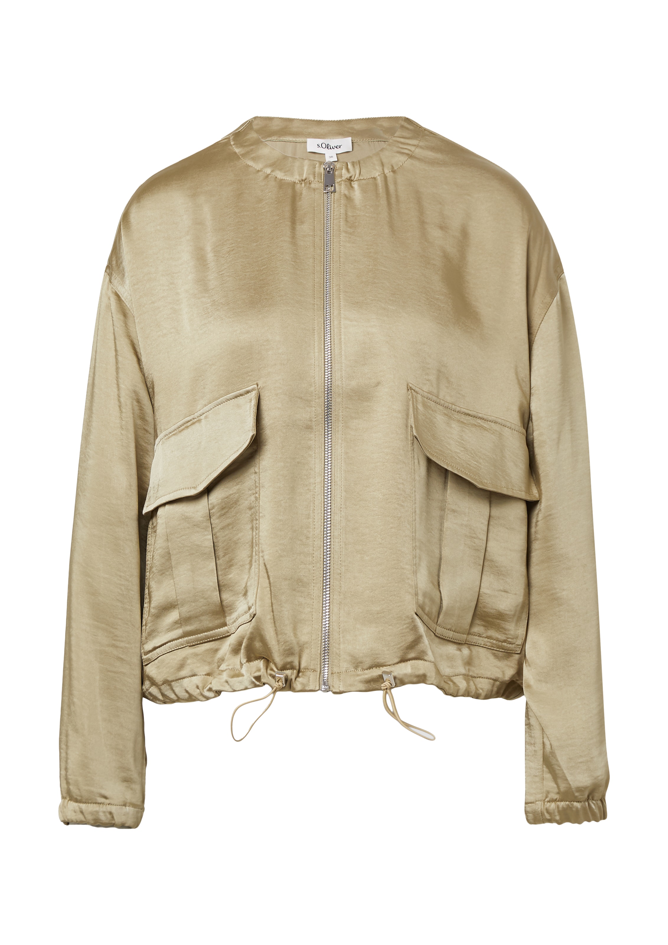 s.Oliver Übergangsjacke in Braun: Vorderseite