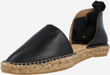 Espadrilles 'Pilgrim' ROYAL REPUBLIQ en noir : devant