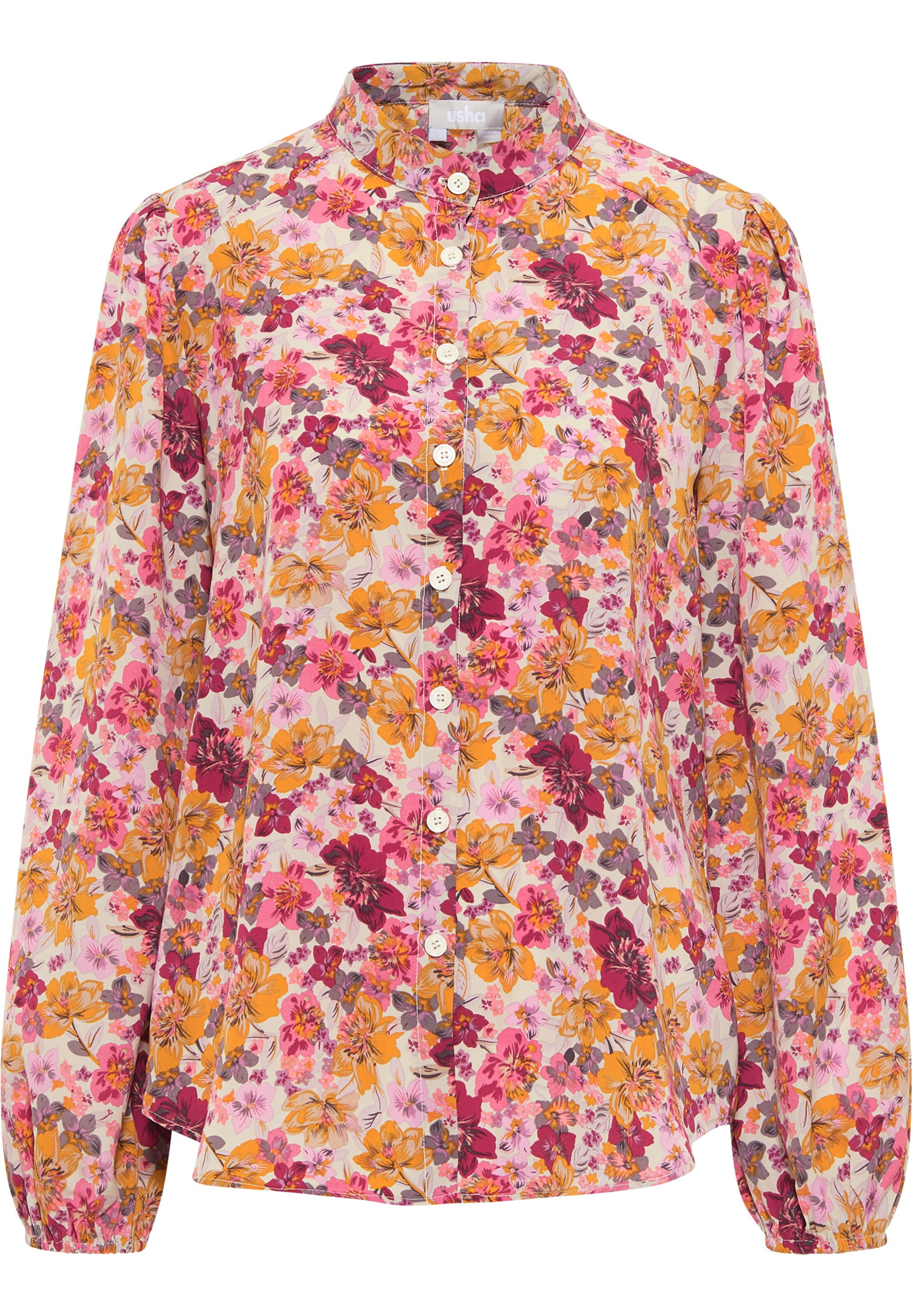 Usha Bluse in Weiß: Vorderseite