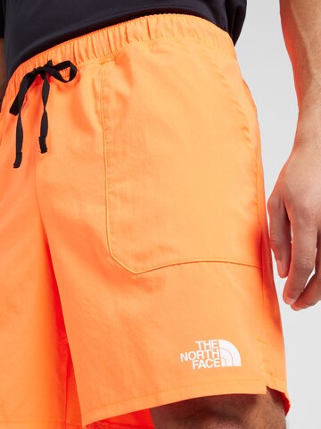 Regular Pantalon de sport 'SUNRISER' THE NORTH FACE en orange