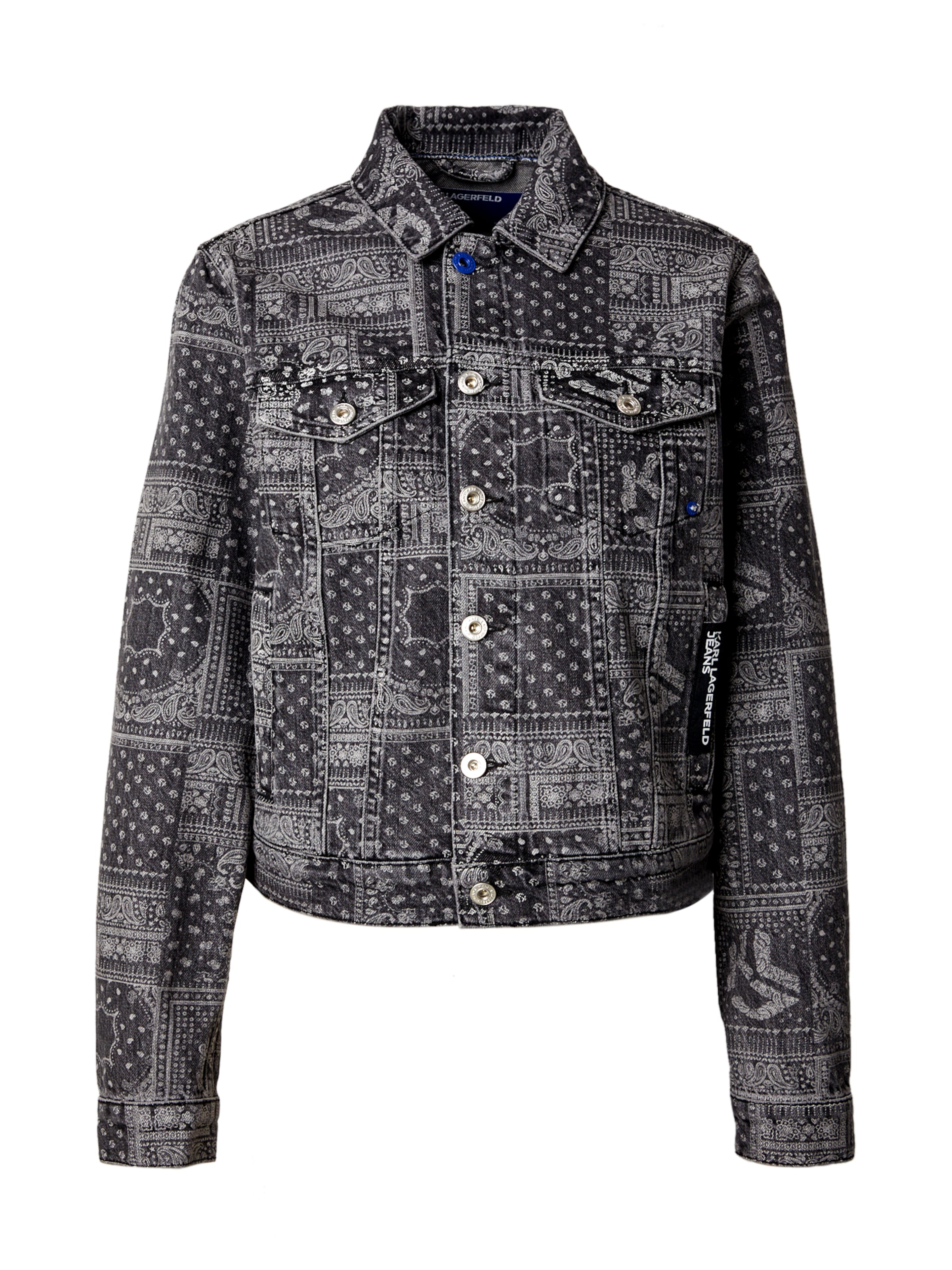 KARL LAGERFELD JEANS Overgangsjakke i sort: forside