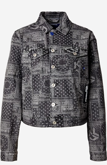 KARL LAGERFELD JEANS Prijelazna jakna u siva / crna, Pregled proizvoda
