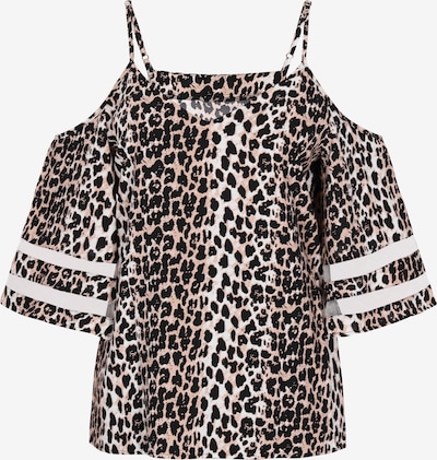 Palaidinė iš NAEMI, spalva – tamsiai ruda / juoda / balta, Prekių apžvalga