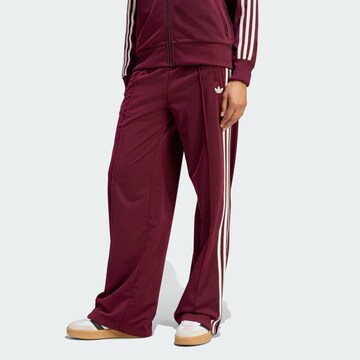 ADIDAS ORIGINALS - Loosefit Pantalón 'Firebird' en rojo: frente