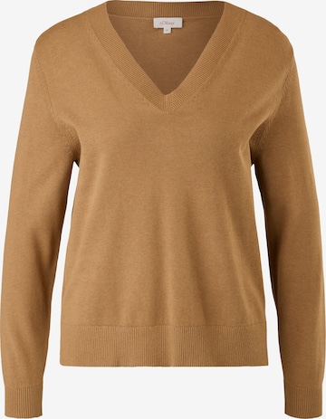 Pull-over s.Oliver en beige : devant