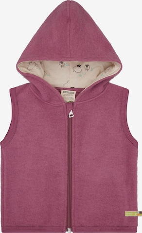 loud + proud Fleecejacke in Lila: Vorderseite