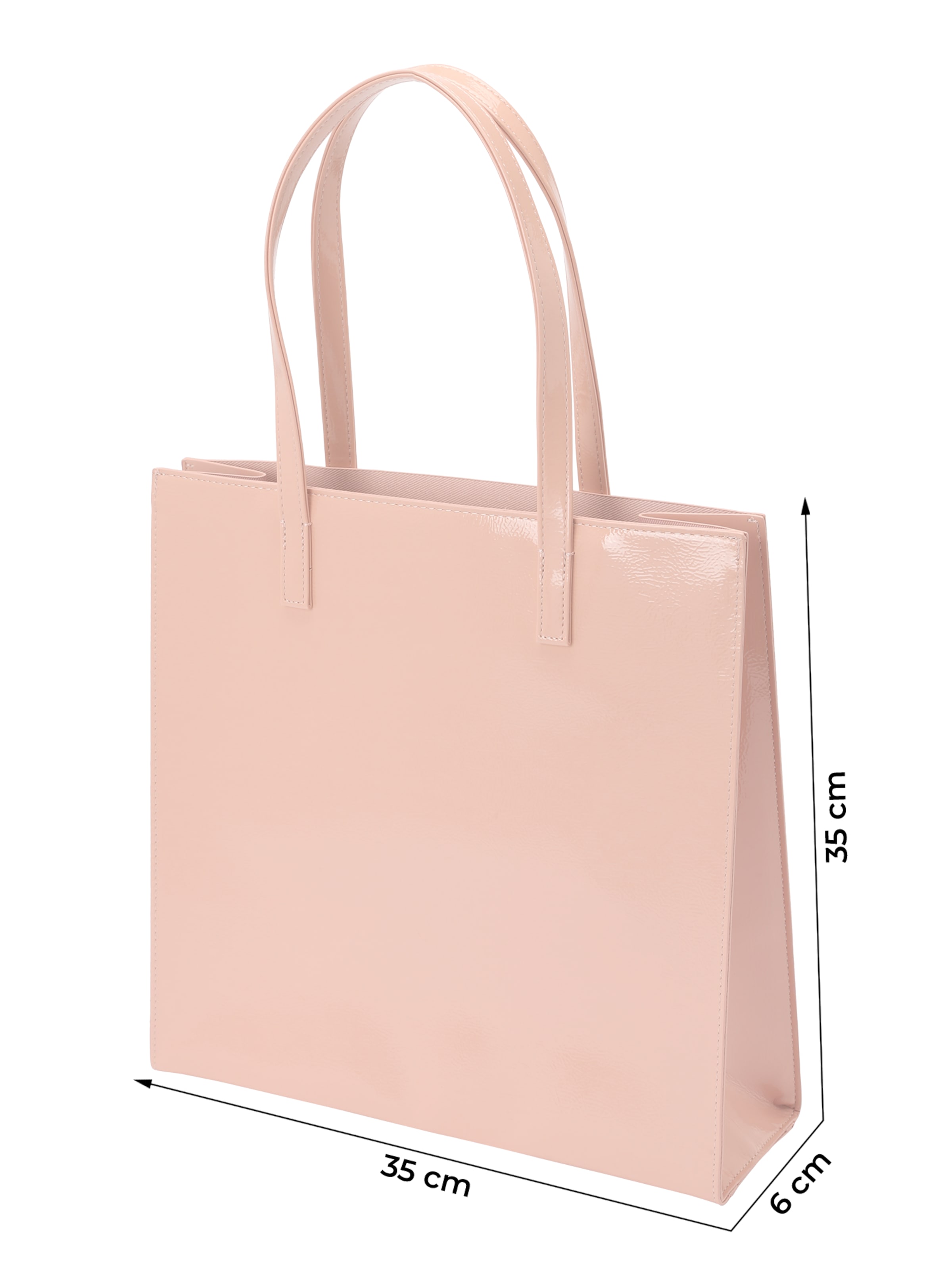 Ted Baker Шоппер 'Crinkon' в Ярко-розовый: спереди